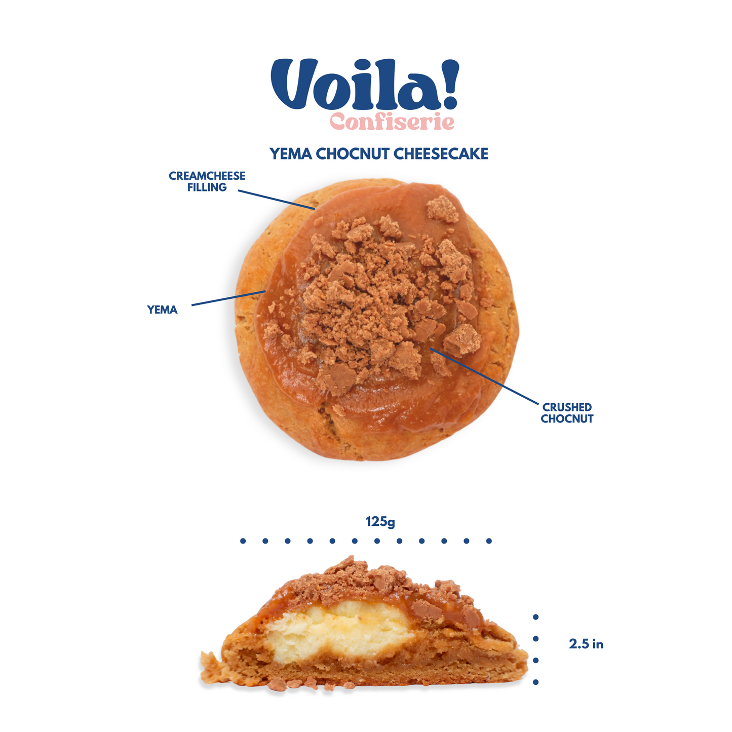 Yema ChocNut Cheesecake Cookie